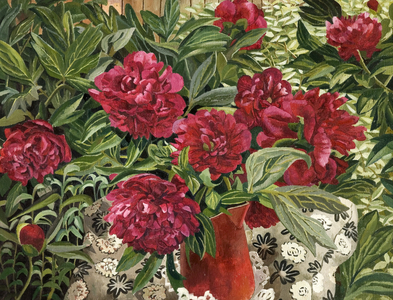 Peonies, c.1939 (oil on canvas)