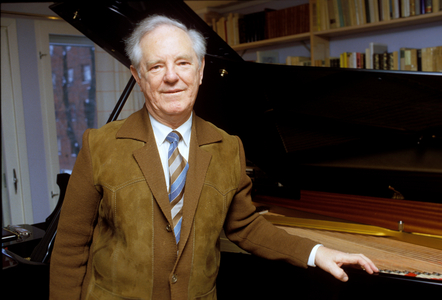 Oslo 19860130. Pianist Robert Riefling photographed in front of the grand piano. …, 1986 (photo)