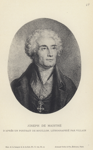 Joseph De Maistre (litho)