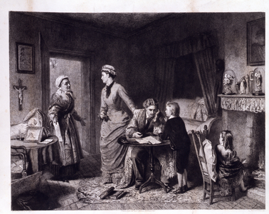 Struggles, 1878 (engraving)