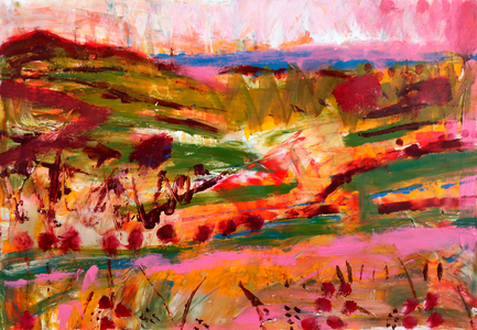 Garden # , (acrylic on paper)