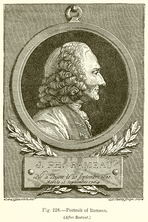 Portrait of Rameau (engraving)