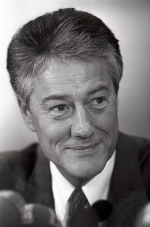 Björn Engholm (Germany SPD chairman) during a press conference..., 1992 (photo)