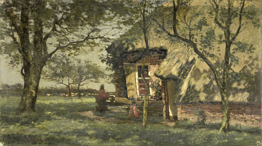 Corner of a farmhouse, 1900-1938 (oil on canvas)