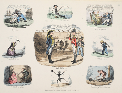 Tell Tale, pub. 1832 (hand coloured engraving