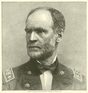 General William Tecumseh Sherman, retired 1 November 1883, May 1864 (engraving)