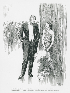 Golf cartoon by Frank Reynolds (litho)