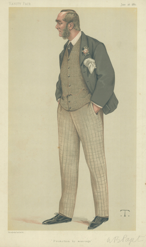 The Right Hon Sir Augustus Berkeley Paget (colour litho)