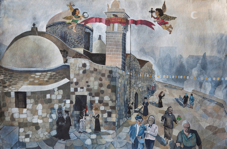 Lent Church Empa, 2016 (w/c and ink on Khadi paper)