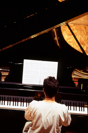 Piano from the top