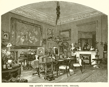The Queen's Private Sitting-Room, Osborne (engraving)