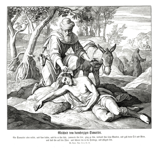 Parable of the good Samaritan, Gospel of Luke