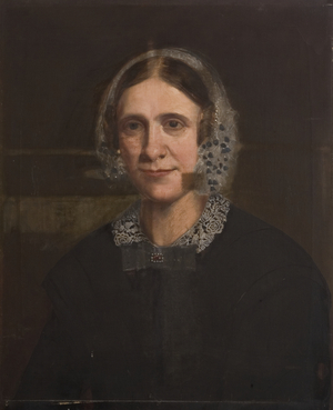 Portrait of an Unknown Woman, 19th century (oil on canvas)