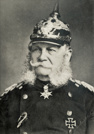 Portrait de  l empereur Allemand Guillaume Ier  (photo)