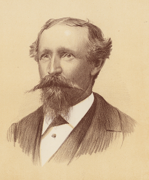 Bernhardt Otto Holtermann (colour litho)