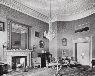 Effect of an Adam Room, the front Drawing-Room, 20 St James's Square (b/w photo)