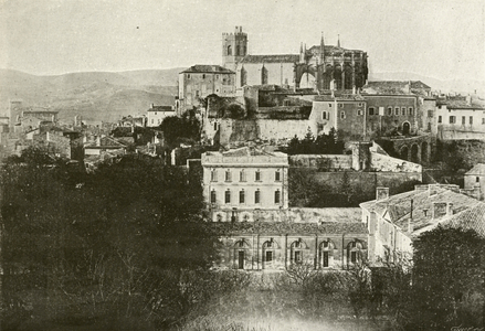 Viviers-sur-Rhone, Cathedrale et Eveche (b/w photo)