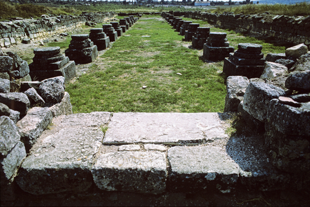 Ruins of the temple of the Tropaeum Trajanum near