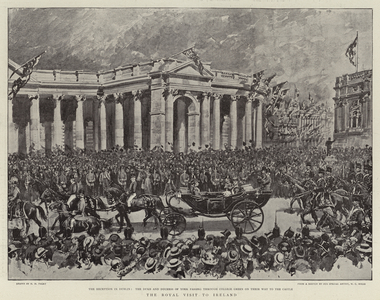 The Royal Visit to Ireland (litho)