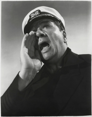 George Bancroft, Publicity Portrait for the Film, "Submarine Patrol", 1938 (b/w photo)