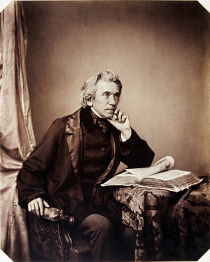 Ludwig Adrian Richter 1803-1884 painter colour photograph of the original photograph by Franz Hanfstaengl …, 1858 (photo)