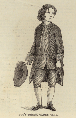 Boy of the Orphan Working School, Haverstock Hill, London (engraving)