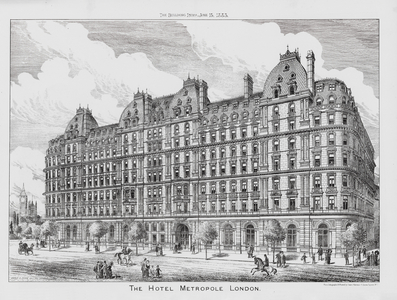 The Hotel Metropole, London (engraving)