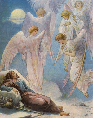 Jacob's Dream (colour litho)