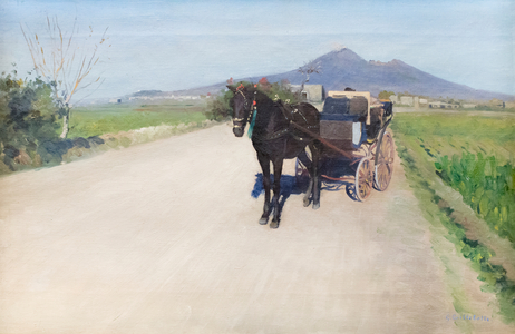 A road in Naples, c. 1872 (oil on canvas)