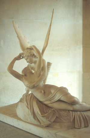 Psyche revived by Love, 1796 (marble)