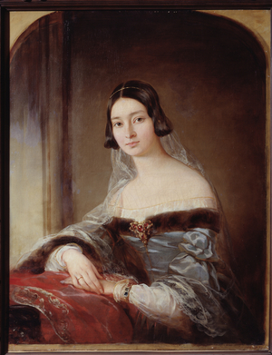 Maria Sergeyevna Buturlina, née Gagarin, 1841 (oil on canvas)