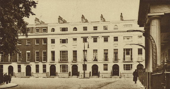 Mecklenburgh Square, Bloomsbury (b/w photo)