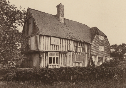 At Strawberry Hole, Northiam, Sussex (b/w photo)