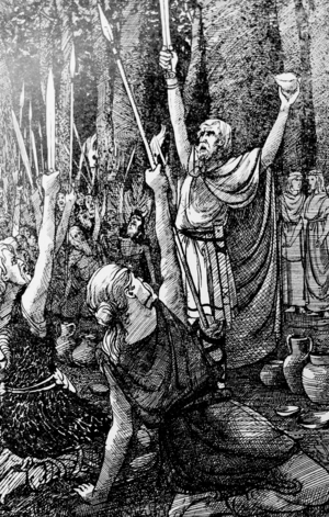 Claudius Civilis brings Batavian revolt