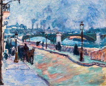 Le Quai, (Paris?) 1906-1907 (oil on canvas)