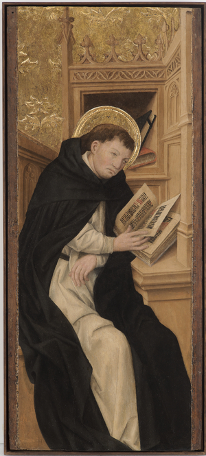 Saint Dominic, 1462-70 (tempera, mixed media and gold on wood)