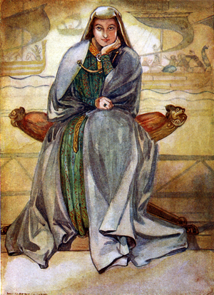 Woman 's costume in reign of Richard I