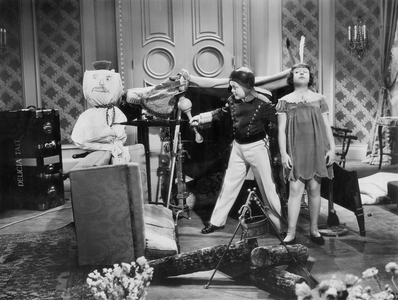Jackie Searl, Mitzi Green, (on set), 1931 (b/w photo)