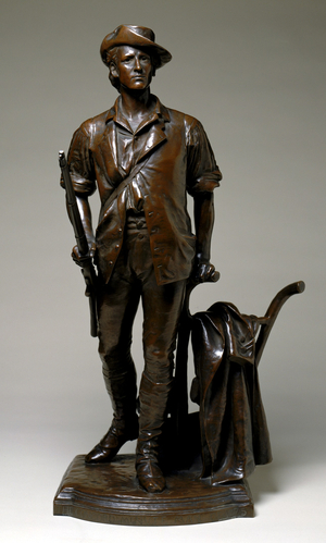 The Concord Minute Man of 1775, 1889 (cast after 1913) (bronze)