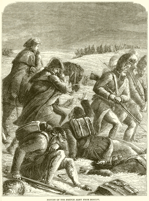 Return of the French Army from Moscow (engraving)