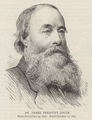 Dr James Prescott Joule (engraving)