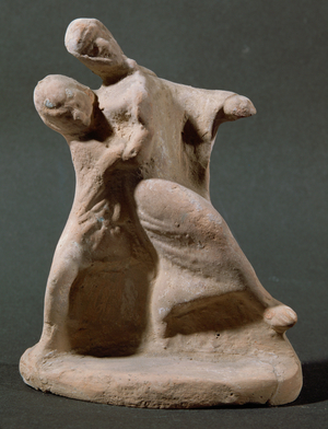 Two women dancing. Terracotta. MYT 263 …