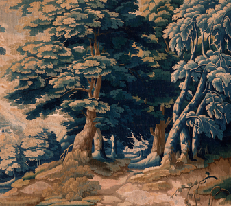 Flemish tapestry. So called Verdure. Atelier of Oudenaarde. 340x451cm. Inv 00020.