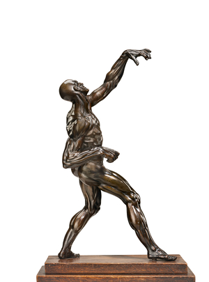 An ecorche man, c.1562-67 (bronze)