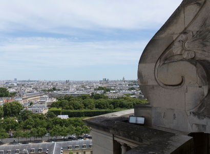 View from the roof of the Dome des Invalides (1670), Paris (photograph)
