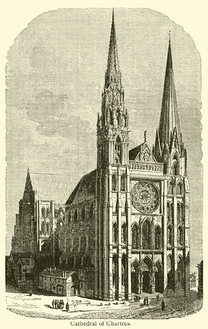 Cathedral of Chartres (engraving)