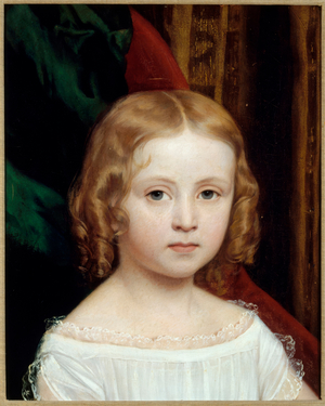 Portrait of Jeanne Scheffer, ca. 1845 (oil on canvas)