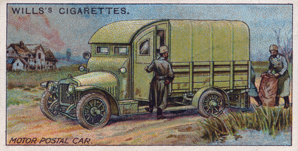 Military Motor series, 1916: Russian Motor Posal Car.