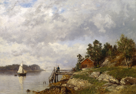From Larkollen (oil on canvas) 
