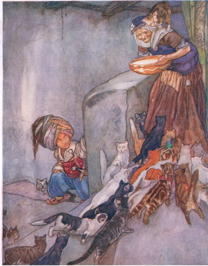 Milk for the family, from The Big Book for Children (Herbert Strang) published by Humphrey Milford, Oxford University Press, c.1920 (colour litho)